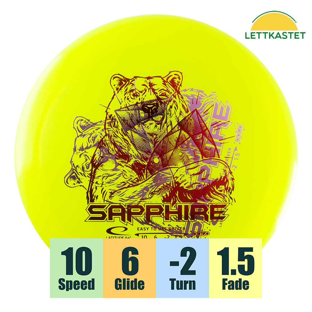 Opto Glimmer Sapphire - X-Out - Krokhol Disc Golf Shop