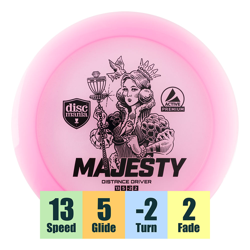 Discmania Active Premium Majesty - Driver Da Disc Golf Ad Alta Velocità, Colore Blu - 2